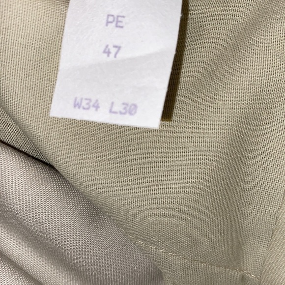 Savane tan dress pants size 32/30 no stains no wrinkles scotch-guard - Picture 7 of 10